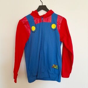 Super Mario Red and Blue Hoodie